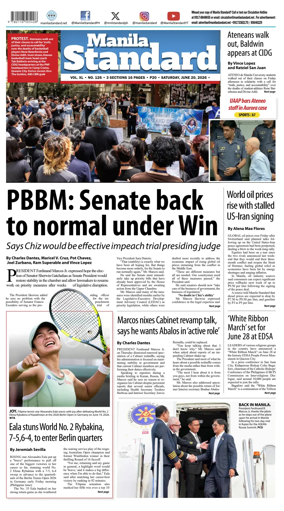 Cover of Manila Standard