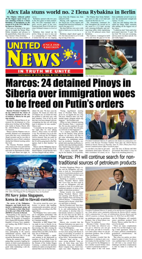 Cover of United News - English Edition