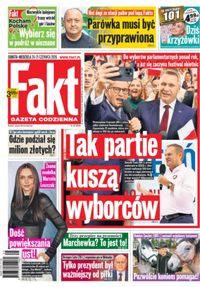 Cover of Fakt Gazeta Codzienna (Saturday)