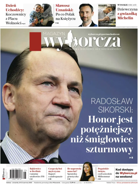Cover of Gazeta Wyborcza