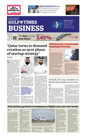 Cover of Gulf Times Business