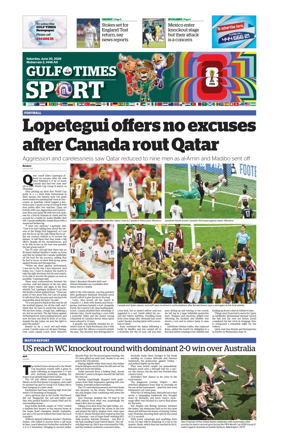 Cover of Gulf Times Sport