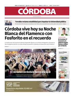 Cover of Diario Cordoba