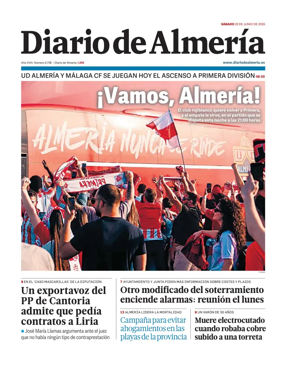 Cover of Diario de Almeria