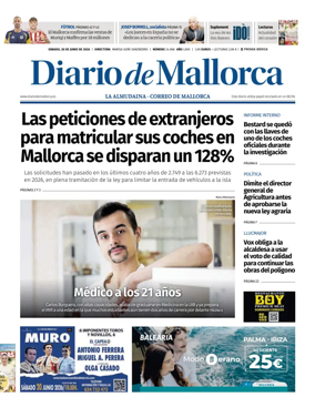 Cover of Diario de Mallorca
