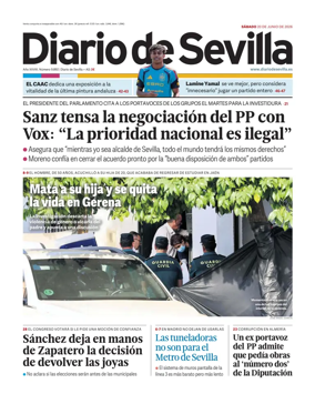 Cover of Diario de Sevilla