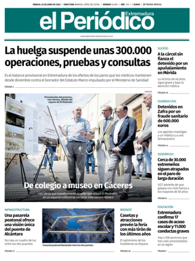 Cover of El Periodico Extremadura