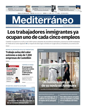 Cover of El Periodico Mediterraneo