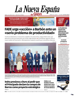 Cover of La Nueva Espana (Gijon)