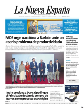 Cover of La Nueva Espana (Oviedo)