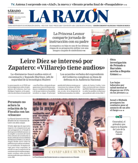 Cover of La Razon (Levante)