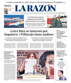 Cover of La Razon (Madrid)