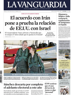 Cover of La Vanguardia (1st Edition)