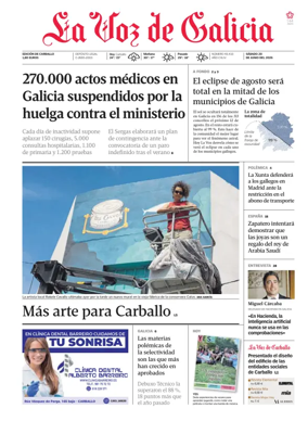 Cover of La Voz de Galicia (Carballo)