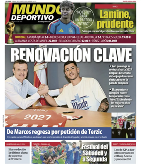 Cover of Mundo Deportivo (Bizkaia-Araba)
