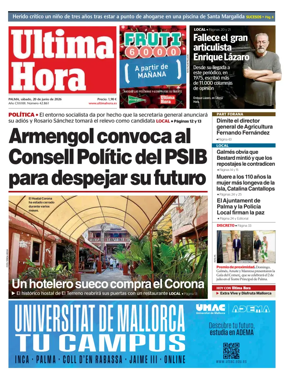 Cover of Ultima Hora