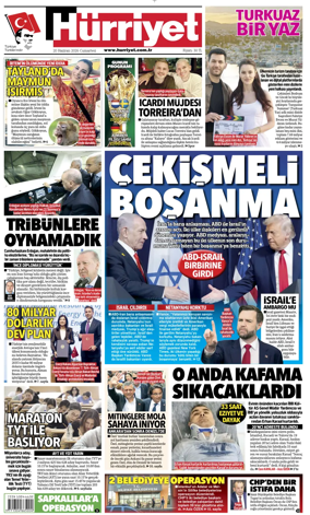 Cover of Hurriyet
