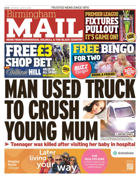 Cover of Birmingham Mail