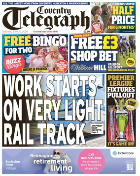 Cover of Coventry Telegraph