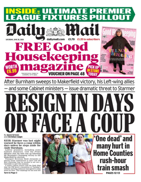 Cover of Daily Mail