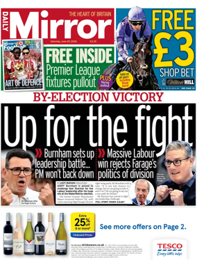 Cover of Daily Mirror