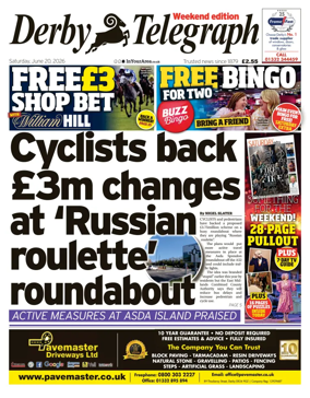 Cover of Derby Telegraph