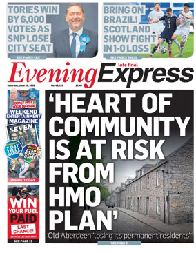 Cover of Evening Express