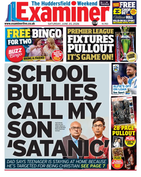 Cover of Huddersfield Daily Examiner