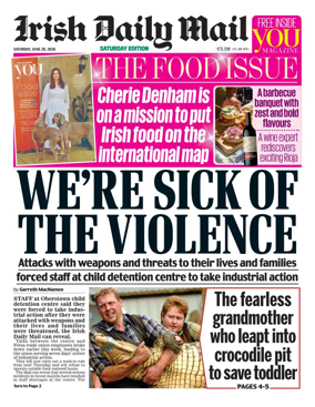 Cover of Irish Daily Mail