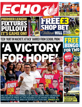 Cover of Liverpool Echo