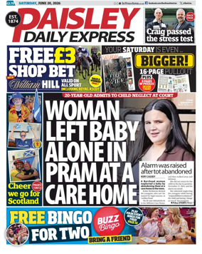 Cover of Paisley Daily Express
