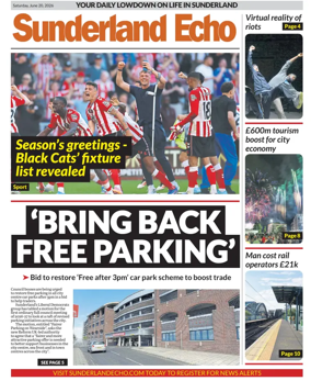 Cover of Sunderland Echo