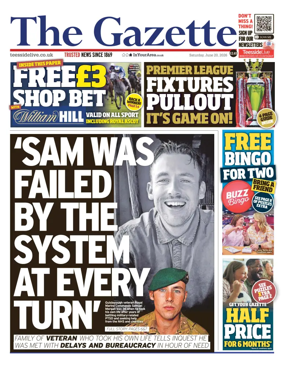 Cover of Teesside Evening Gazette