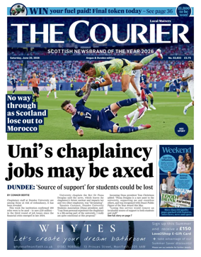 Cover of The Courier & Advertiser (Angus and Dundee)