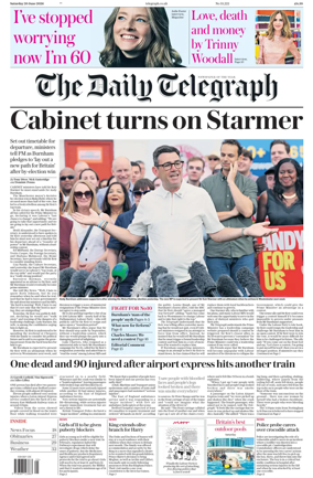 Cover of The Daily Telegraph - Saturday