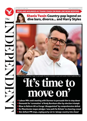 Cover of The Independent
