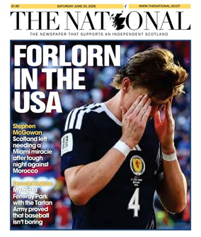 Cover of The National (Scotland)