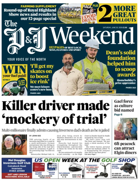 Cover of The Press and Journal (Inverness Highlands and Islands)