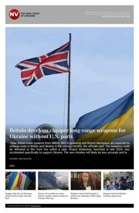 Cover of The New Voice of Ukraine