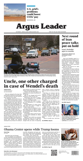 Cover of Argus Leader