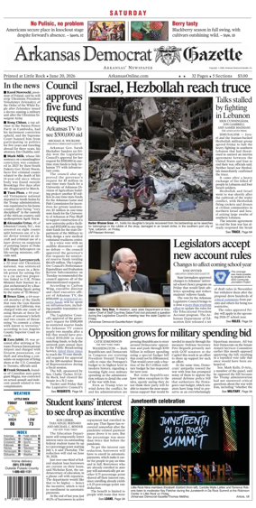 Cover of Arkansas Democrat-Gazette