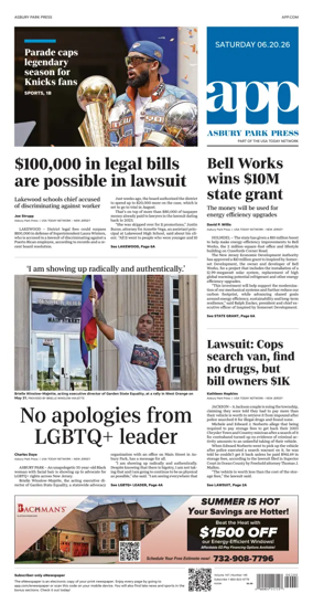 Cover of Asbury Park Press