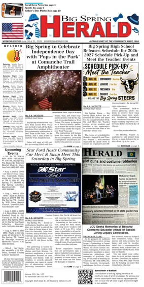 Cover of Big Spring Herald Weekend