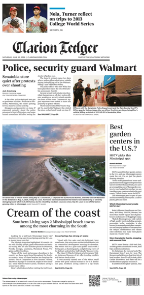Cover of Clarion Ledger