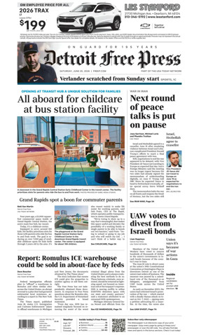 Cover of Detroit Free Press