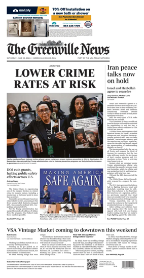 Cover of The Greenville News