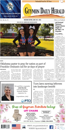 Cover of Guymon Daily Herald