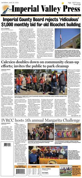 Cover of Imperial Valley Press