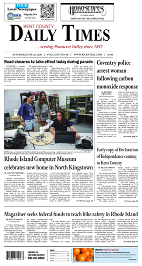 Cover of Kent County Daily Times
