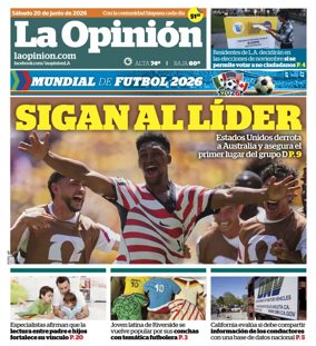 Cover of La Opinion
